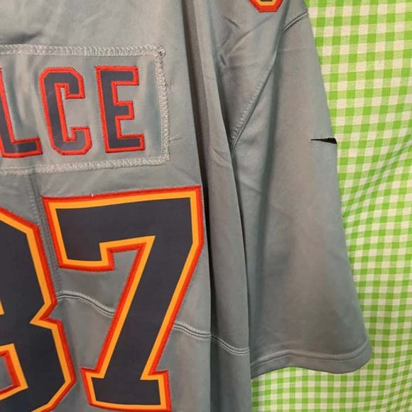 No. 87 Football Jersey NFL Kansas City Chiefs Chiefs Gray Travis Kelce - Picture 10 of 10